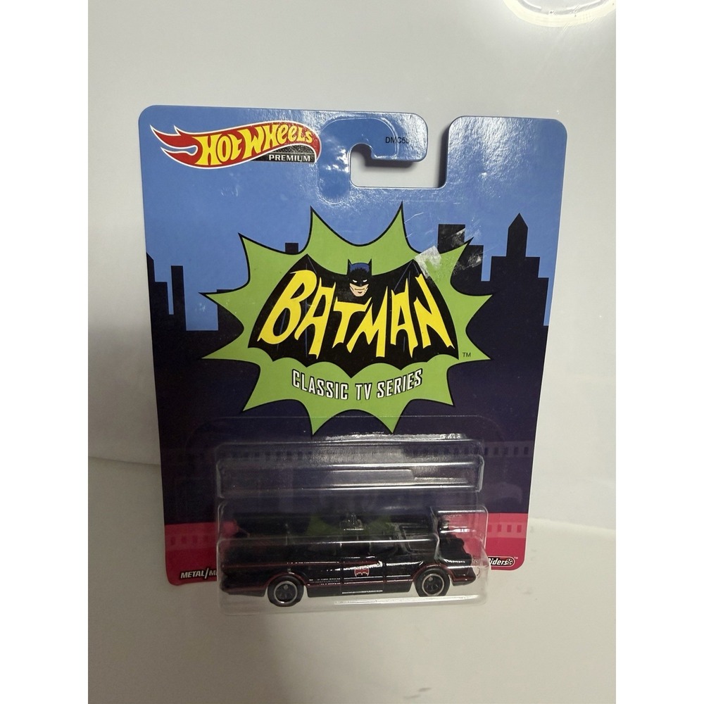 Hot Wheels Premium Batman‎ TV Series 1:64 Diecast 1966 Batmobile Black Bin B